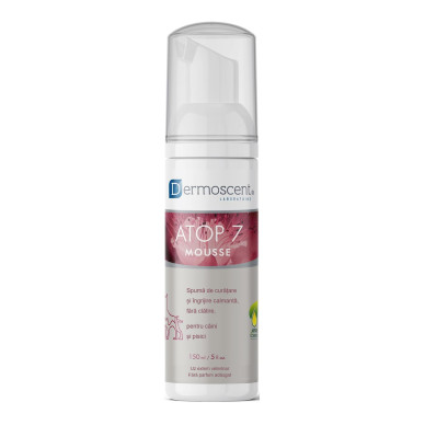Dermoscent Atop 7 Mousse – Spumă Dermatologică pentru Câini și Pisici – 150 ml